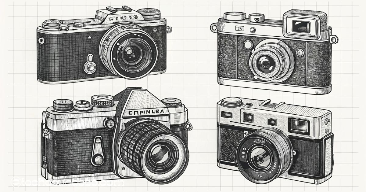 camera clip art black and white