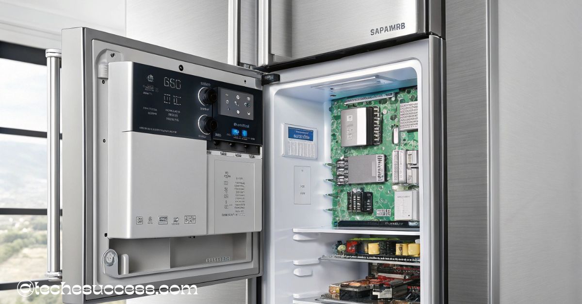 flapper camera control board on a samsung refrigerator