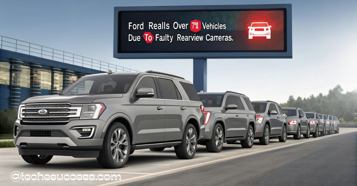ford recalls over 72k vehicles due to faulty rearview cameras