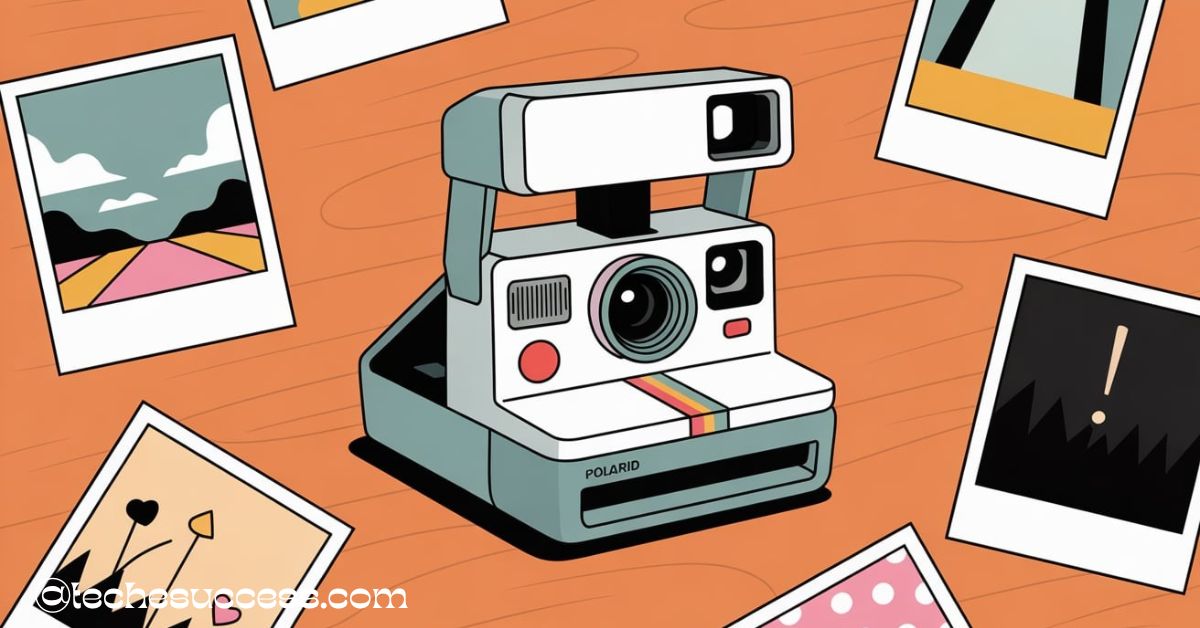 polaroid camera clipart