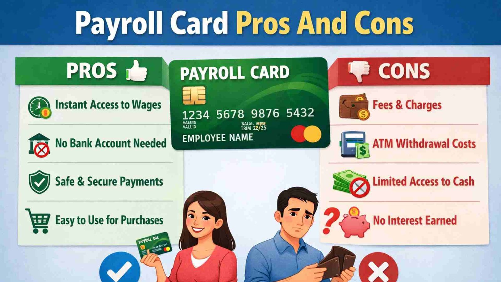 Payroll Card Pros And Cons: A Complete Guide For Employees And Employers